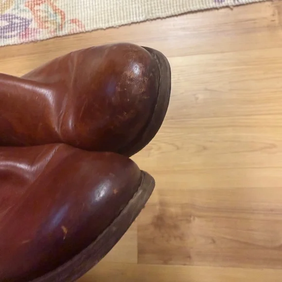 FRYE Women's Melissa Button Short Boot Booties Sz US 6 B Brown Leather - Picture 8 of 16